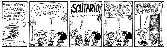 El Llanero Solitario y Mafalda